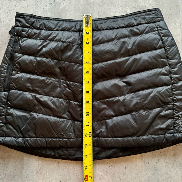 Skhoop Mini Down Skirt, Black, Medium - Picture 7 of 7